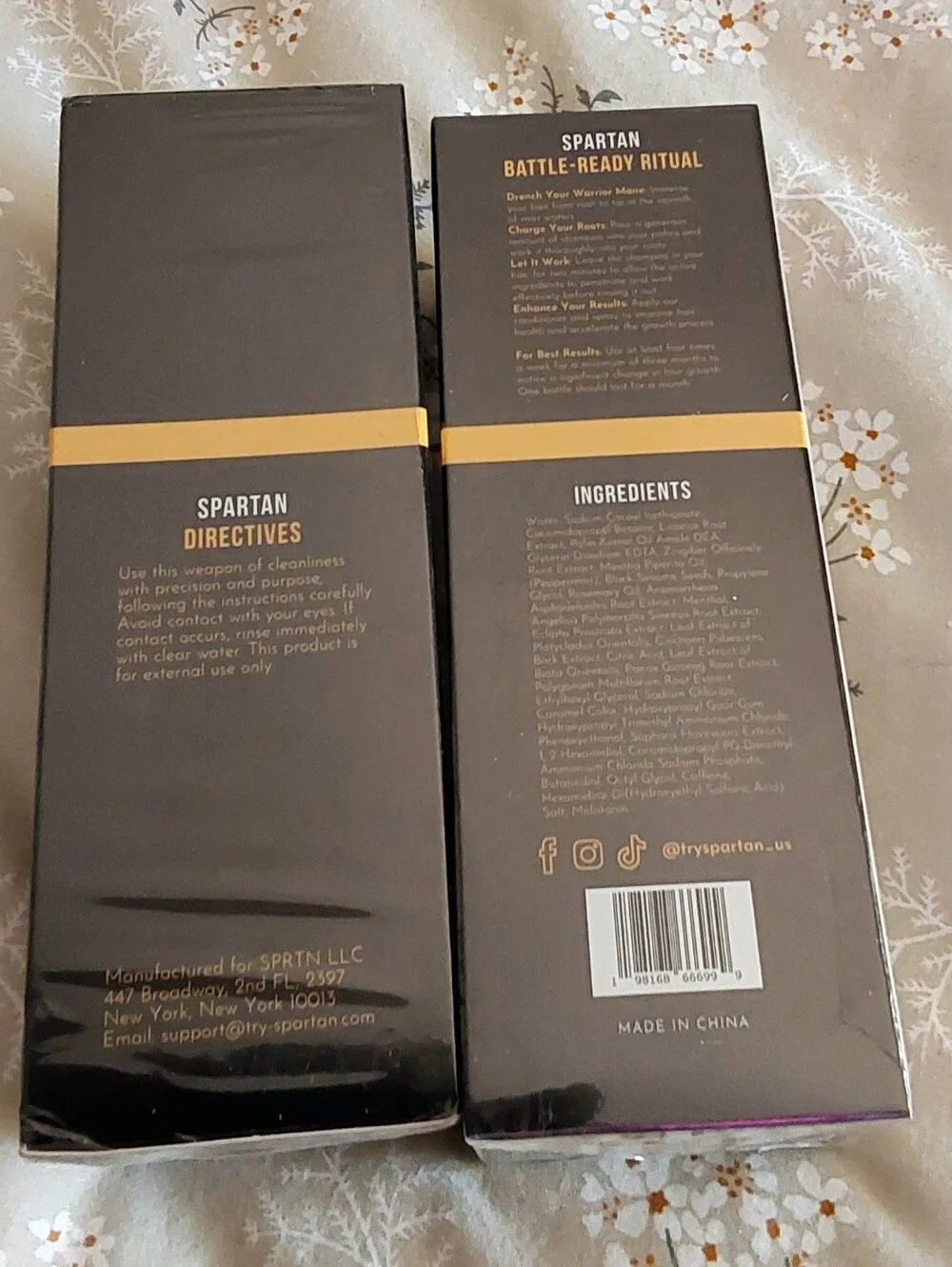 SPARTAN Hair Growth Shampoo Root Activator Thickening Volumizing Sealed 6.8 oz